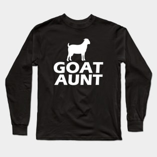 Goat Aunt Long Sleeve T-Shirt